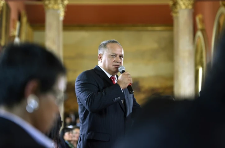 Diosdado Cabello, membre de la nouvelle Assemblée constituante vénézuélienne controversée, le 4 août 2017 à Caracas