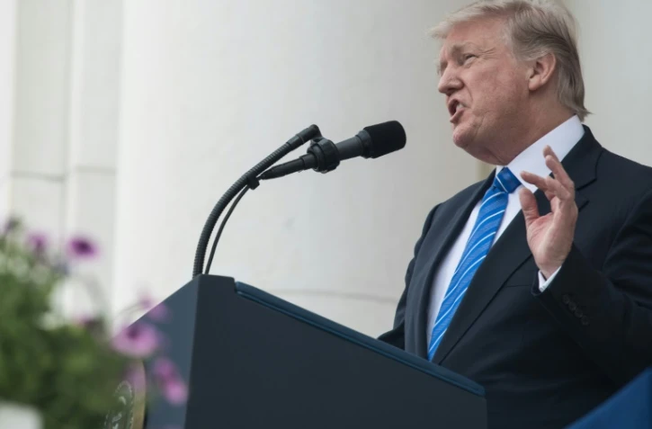 Le président américain Donald Trump à Arlington, en Virginie, le 29 mai 2017