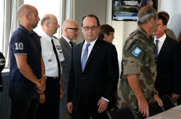 François Hollande le 15 juillet 2016 à Nice