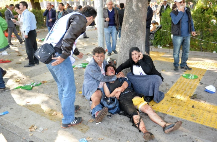 Une victime de l'attentat commis le 10 octobre 2015 à Ankara