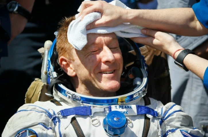 L'astronaute Tim Peake à son atterrissage sur Terre au Kazakhstan, le 18 juin 2016 