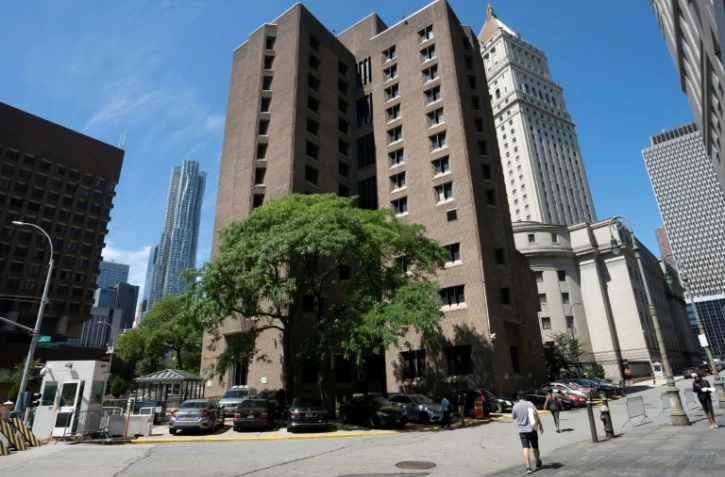 La prison fédérale de Manhattan le 10 août 2019