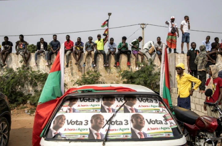 Des soutiens l'Union nationale pour l'indépendance totale de l'Angola à Luanda le 22 août 2022