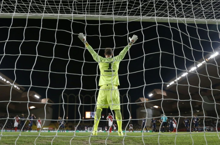 Le gardien du PSG Kevin Trapp face à Monaco, le 28 août 2016 à Louis-II