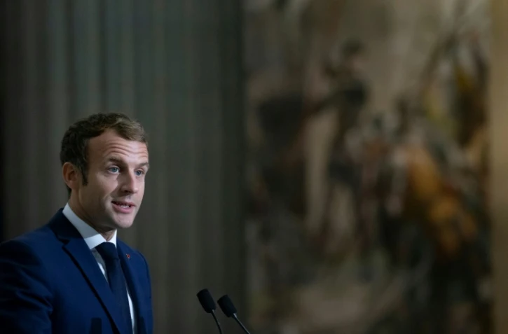 Le président Emmanuel Macron à Paris, le 9 octobre 2021