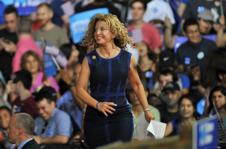 La présidente du parti démocrate, Debbie Wasserman Schultz, le 23 juillet 2016 à Miami