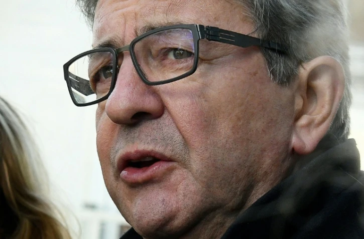 Jean-Luc Mélenchon, leader de la France insoumise (LFI) à Liverpool, en Angleterre le 24 septembre 2018