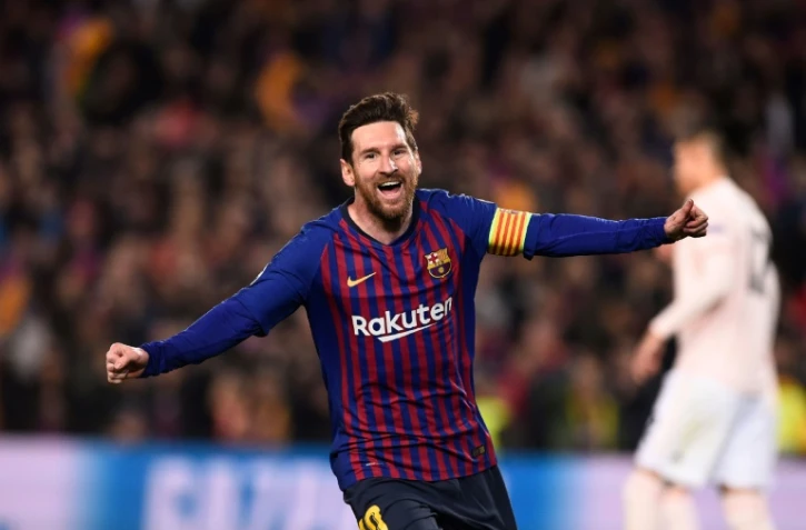 Lionel Messi ramène le Barça en demi-finales de Ligue des champions lors de la victoire à domicile 3-0 face à Manchester United le 16 avril 2019