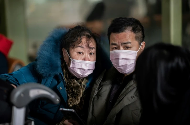 A l'aéroport international de Pékin, le 22 janvier 2020.