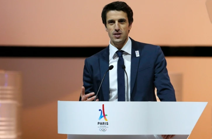 Tony Estanguet, co-président du comité d'organisation de Paris-2024, lors de la présentation officielle de la candidature de Paris aux JO, le 17 février 2016