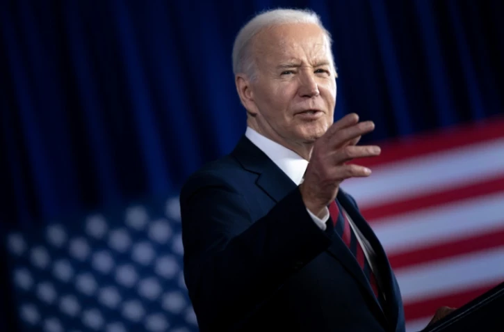 Joe Biden à Milwaukee, dans l'Etat américain du Wisconsin, le 13 mars 2024