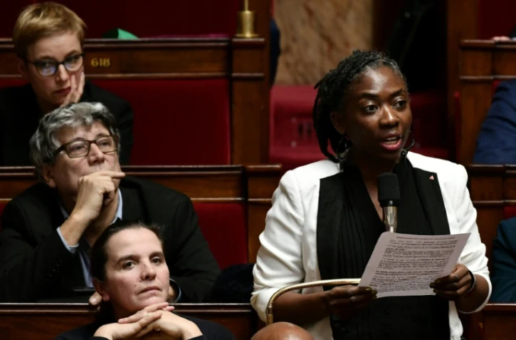 Danièle Obono à l'Assemblée nationale, le 19 décembre 2018