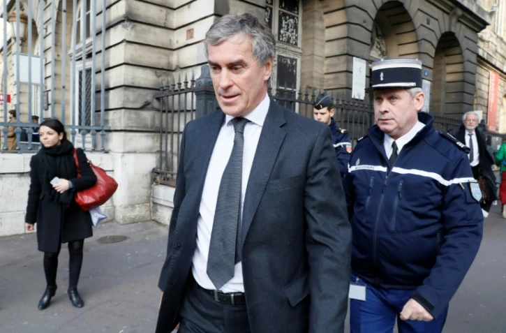 Jérôme Cahuzac au tribunal à Paris le 8 décembre 2016