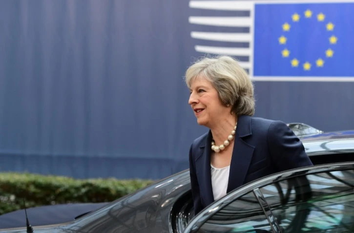 La Première ministre britannique Theresa May le 20 octobre 2016 à Bruxelles