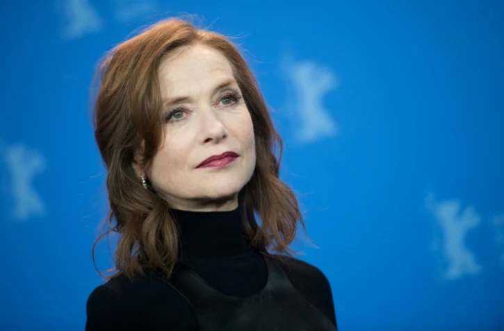La comédienne française Isabelle Huppert, le 17 février 2018 à Berlin