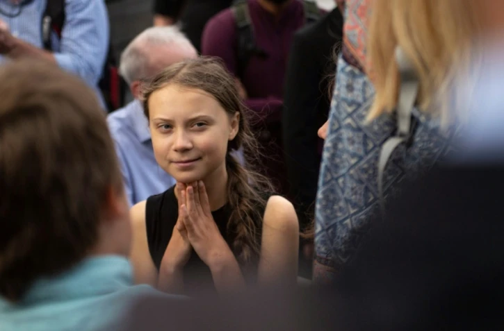 La militante suédoise pour l'écologie Greta Thunberg, à Washington le 17 septembre 2019