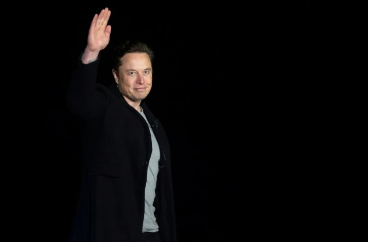 Le patron de Tesla et SpaceX, Elon Musk, le 10 février 2022 à Boca Chica, au Texas