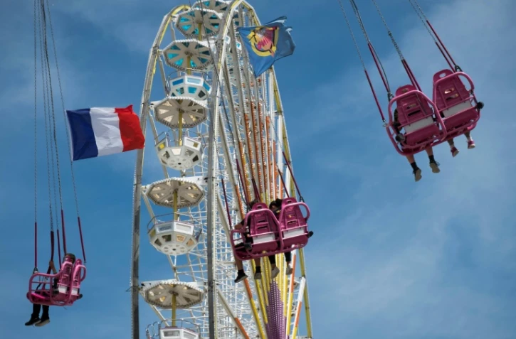 Des manèges à Paris, le 5 juillet 2017