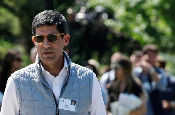 Kevin Warsh, ancien gouverneur de la Réserve fédérale américaine et désigné par Donald Trump our prendre sa tête en mai 2026,
lors de la Allen & Company Sun Valley Conference à Sun Valley (Idaho) le 10 juillet 2024