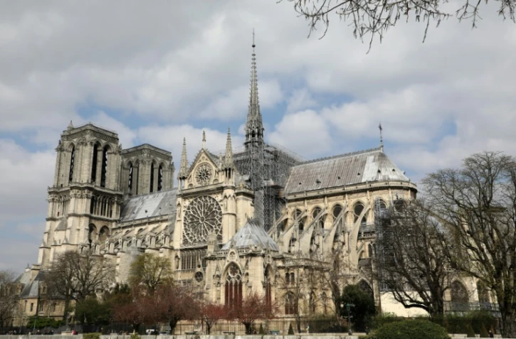 Photo de Notre-Dame de Paris, le 27 mars 2019
