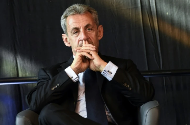 Nicolas Sarkozy lors d'une cérémonie à Calais le 22 septembre 2021