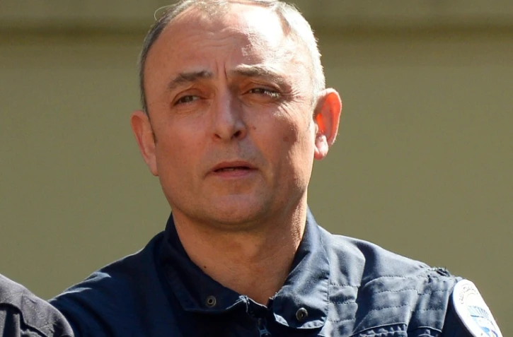 Le chef du Groupe d'intervention de la gendarmerie nationale (GIGN), le colonel Hubert Bonneau le 19 avril 2016 à Paris