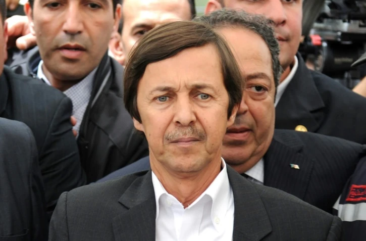 Une photo prise le 19 mai 2012 montre Saïd Bouteflika, frère et puissant
ex-conseiller du président algérien déchu Abdelaziz Bouteflika