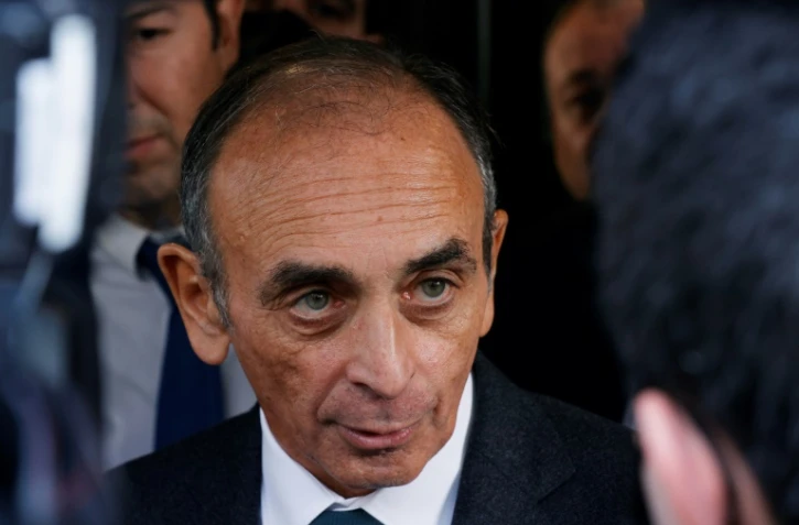 Le candidat Reconquête! à la présidentielle française Eric Zemmour à Paris, le 15 février 2022