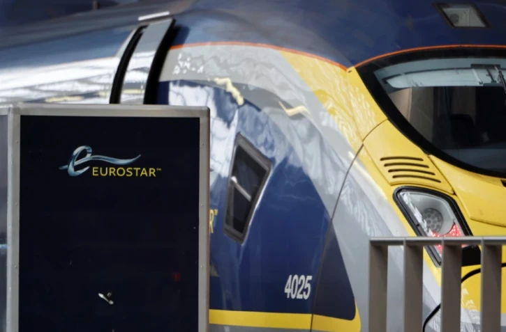Un Eurostar au départ de la gare St Pancras à Londres, le 18 janvier 2021