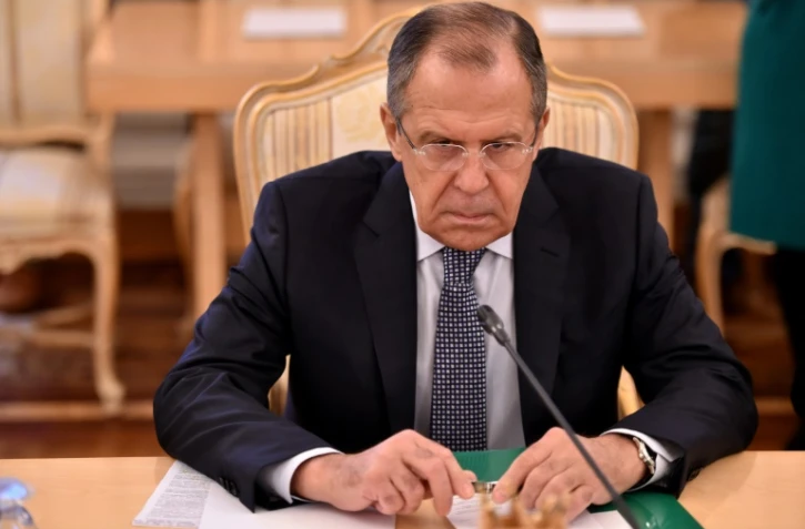 Le chef de la diplomatie russe Sergueï Lavrov à Moscou le 18 novembre 2015
