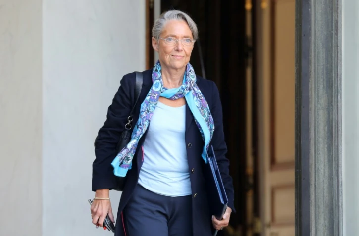 La ministre des Transports Elisabeth Borne quitte l'Elysée le 8 février 2018 à Paris