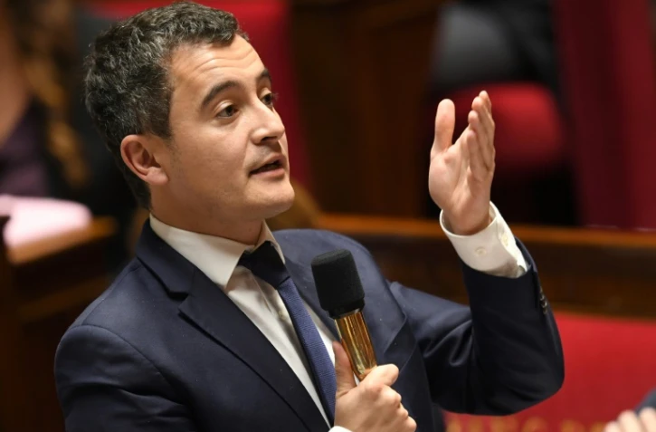 Le ministre des Comptes publics Gérald Darmanin le 5 décembre 2017 à l'Assemblée nationale à Paris