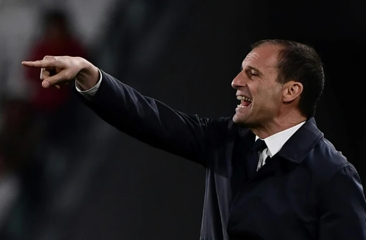 L'entraîneur de la Juventus, Massimiliano Allegri, lors du match de Serie A face au Torino, à Turin, le 3 mai 2019
