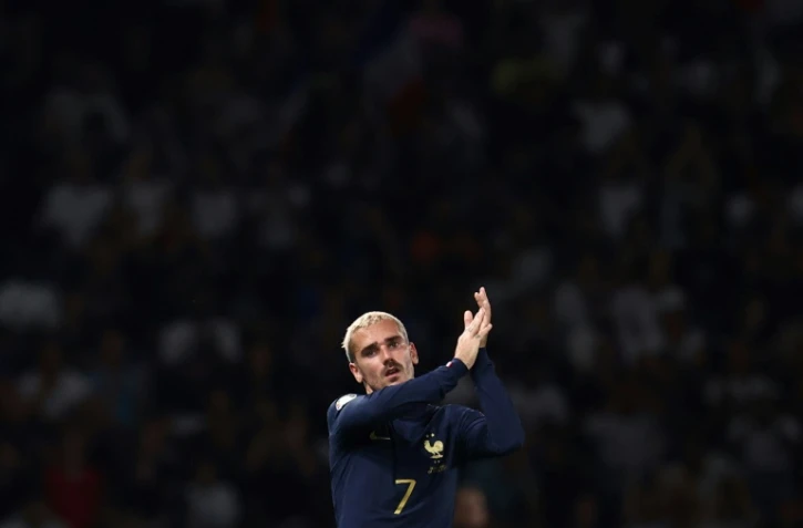 Le milieu de l'équipe de France Antoine Griezmann lors d'un match contre l'Irlande le 7 septembre 2023 à Paris