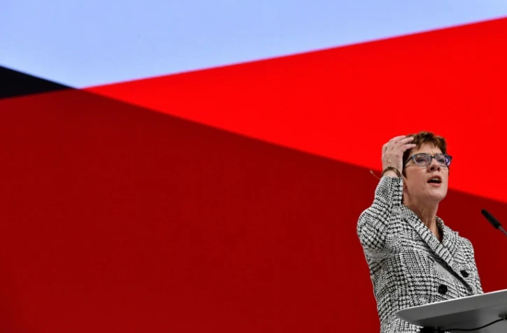 Annegret Kramp-Karrenbauer le 7 décembre 2018 à Hambourg