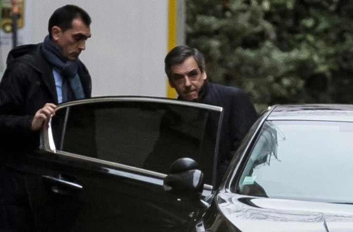 François Fillon à la sortie de son domicile le 6 février 2017 à Paris