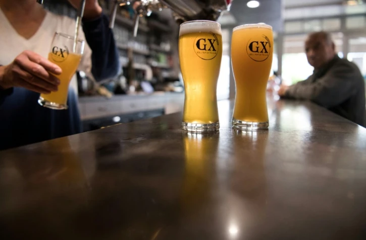 La "GX" servie dans un bar de Groix, le 19 juin 2019