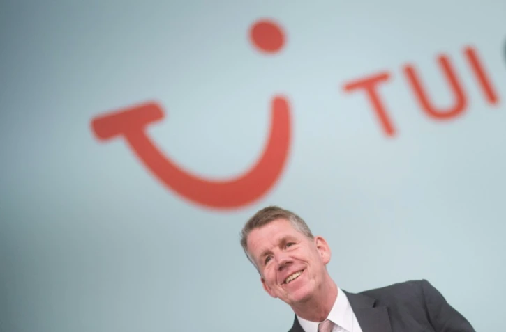 Friedrich Joussen, patron du groupe mondial du tourisme TUI, lors de l'assemblée générale annuelle de la société, à Hannovre le 9 février 2016