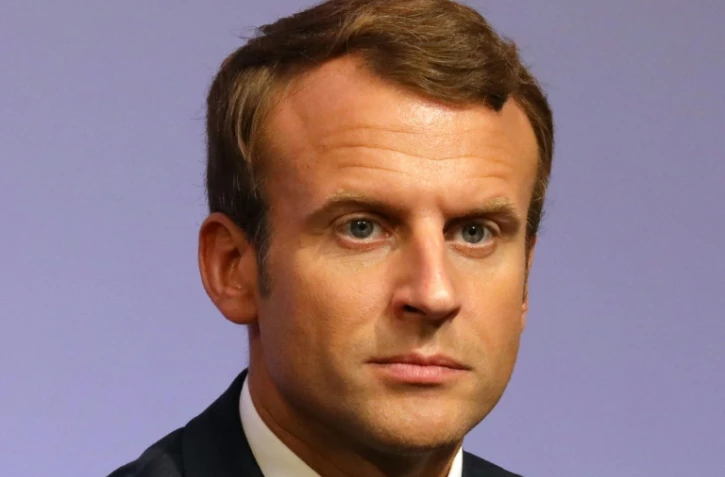 Le président Emmanuel Macron, le 4 octobre 2017 à Égletons en Corrèze