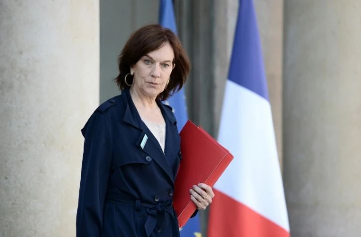 Laurence Rossignol, ministre de la Famille et initiatrice du réseau "Parents solos et compagnie", le 5 octobre 2016 dans la cour de l'Elysée