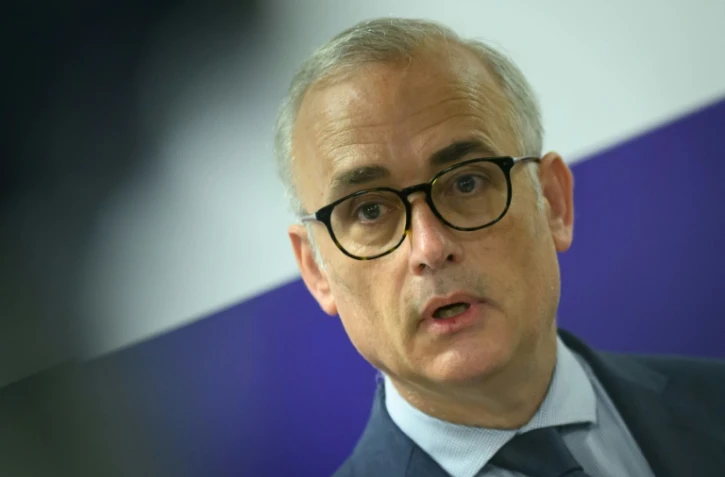 Le procureur de Rennes Frédéric Teillet lors d'une conférence de presse deux jours après la découverte du corps d'un garçon de 11 ans, à Rennes le 26 mai 2026