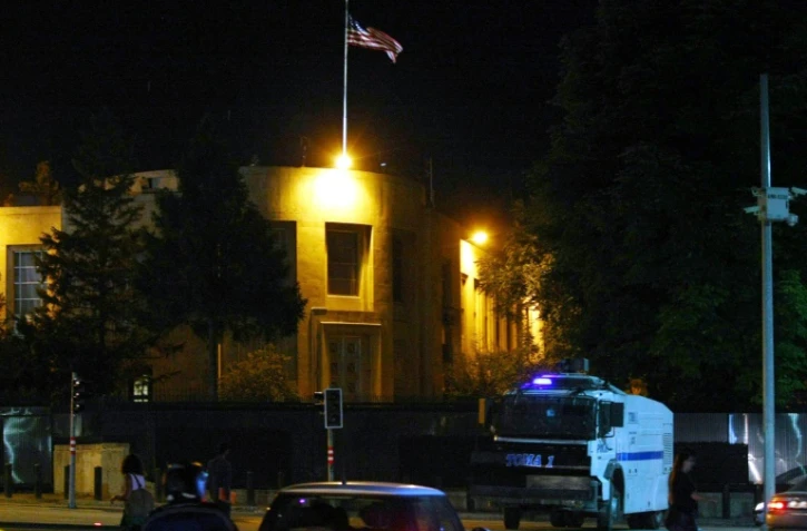 L'ambassade américaine à Ankara le 22 juin 2013