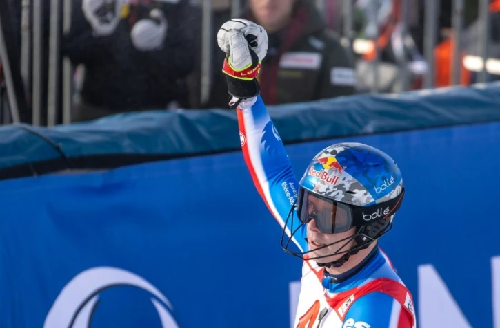 Le Français Clément Noël, vainqueur du slalom de Gurgl (Austriche), le 24 novembre 2024