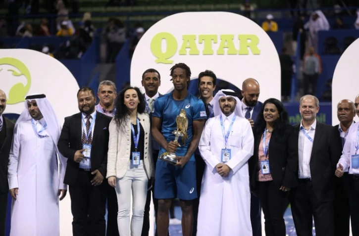 Gaël Monfils vainqueur à Doha le 6 janvier 2018