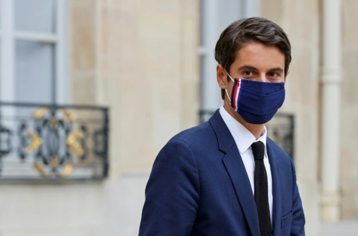Le porte-parole du gouvernement Gabriel Attal le 23 juin 2021 à Paris