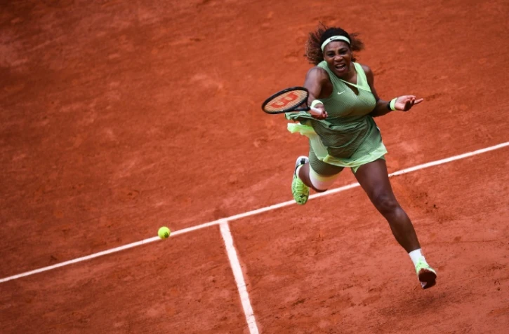 L'Américaine Serena Williams face à sa compatriote Danielle Collins au 3e tour de Roland-Garros, le 4 juin 2021
