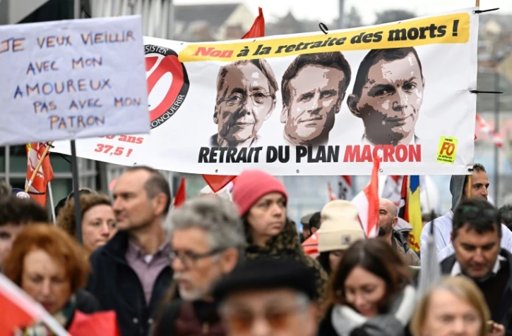 Manifestation contre la réforme des retraites à Rennes, le 22 mars 2023