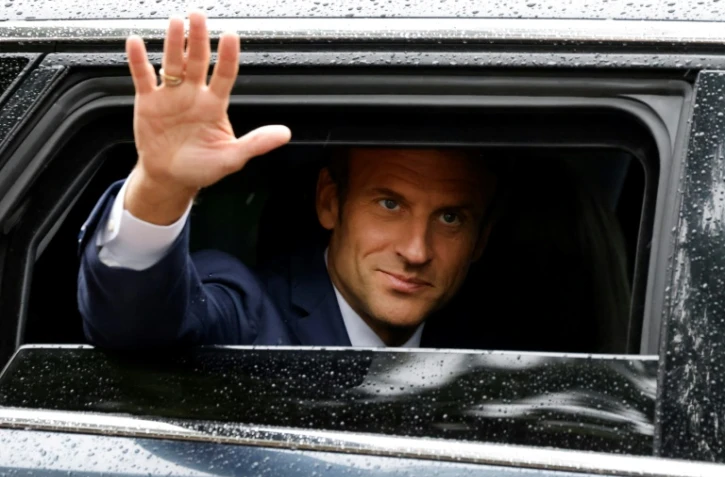 Le président français Emmanuel Macron au Touquet, dans le Pas-de-Calais, le 19 juin 2022