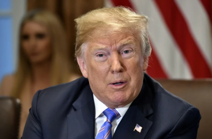 Le président américain Donald Trump à la Maison Blanche à Washington, le 18 juillet 2018
