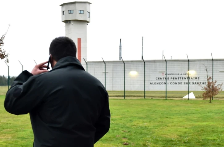 Entrée de la prison d'Alencon/Condé-sur-Sarthe, le 6 mars 2019